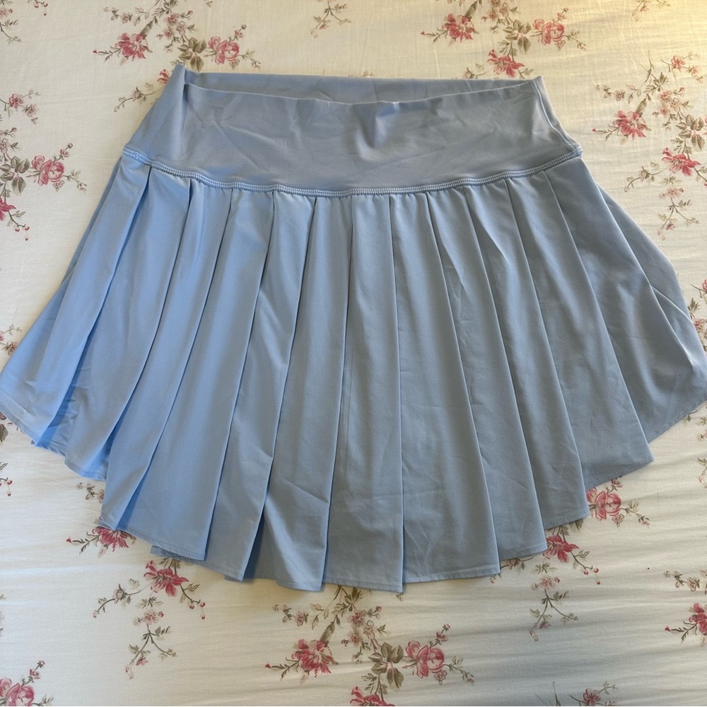Aerie Sky Blue Skater Skirt